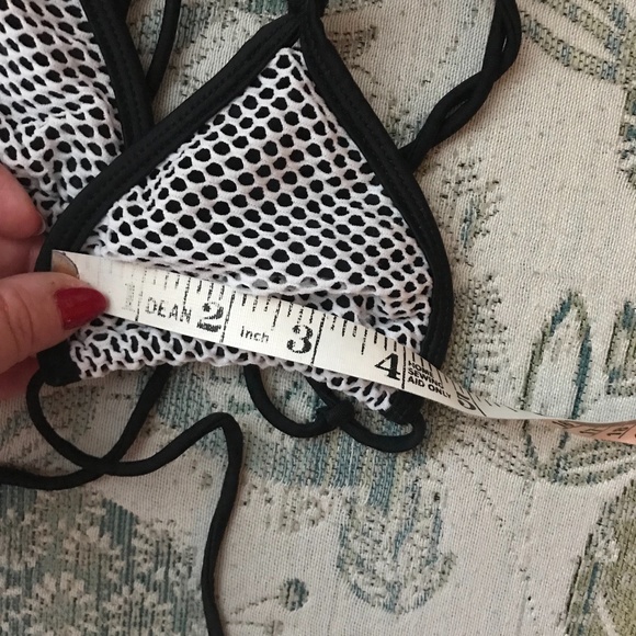 Micro Bikini Top with front tie - Size Large (fits small) - Picture 3 of 6